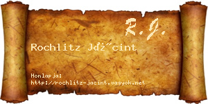Rochlitz Jácint névjegykártya